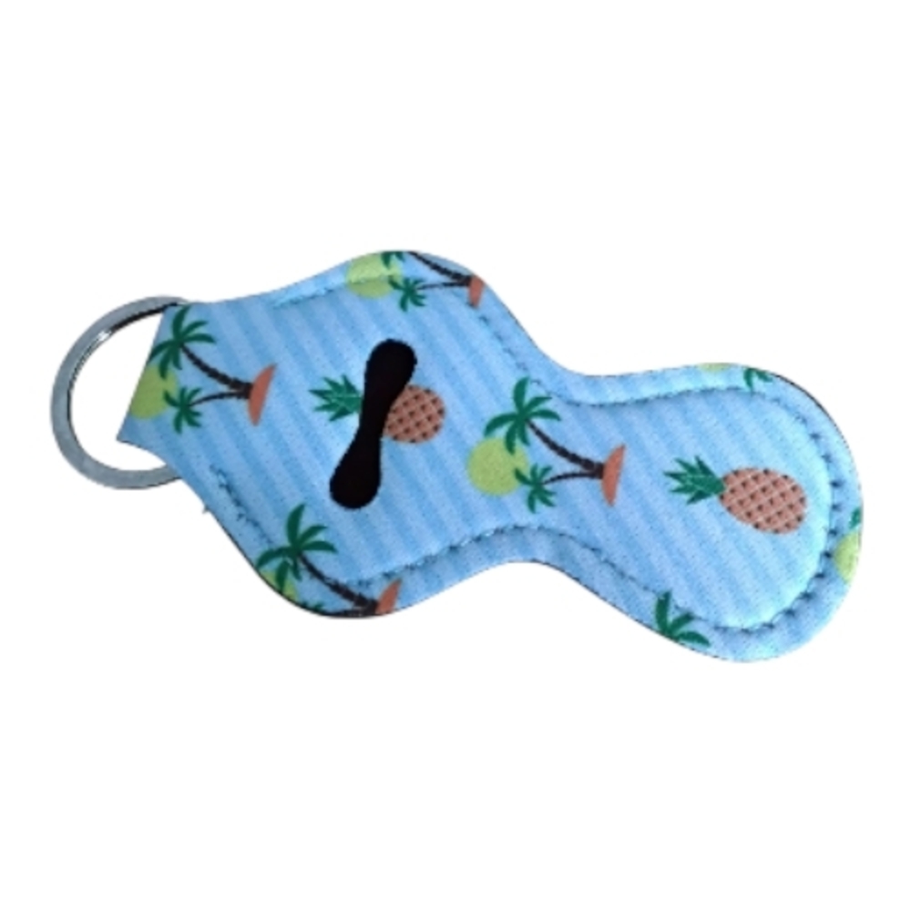 Tropical Blue Kids Keychain Holder